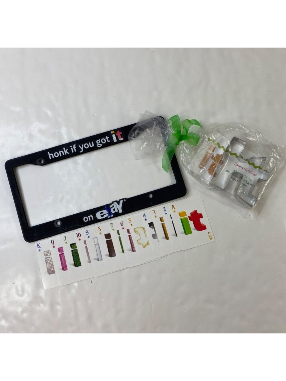 Ebay Live 2006 License Frame Playing Cards & IT Cookie Cutters Old Logo eBayana
